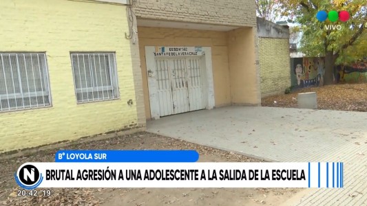 Salvaje agresión a una chica de 15 años a la salida de una escuela en barrio Loyola