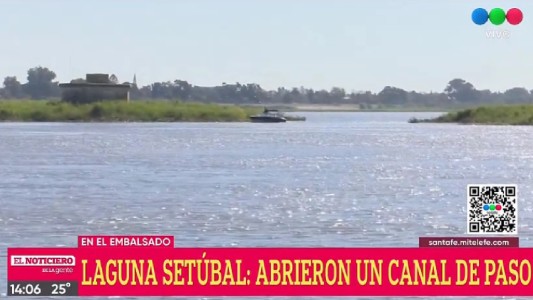 Este fin de semana se abrió un tramo del embalsado de la Laguna Setúbal