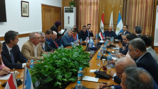 Cámaras de empresarios santafesinos fortalecieron lazos comerciales con El Cairo