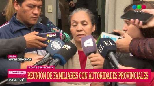 Familiares de Mónica Aquino se reunieron con autoridades provinciales