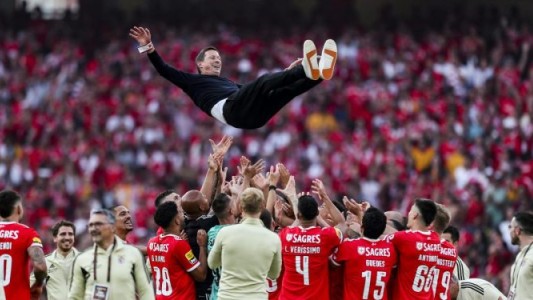 Otamendi fue titular los 90 minutos en la consagración de Benfica en Portugal