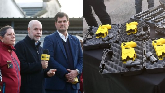 Larreta presentó las taser que se usarán en CABA: "Salvan vidas"