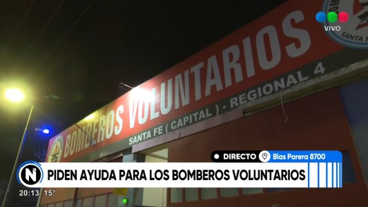 Bomberos voluntarios piden donaciones para reparar daños ocasionados por la tormenta