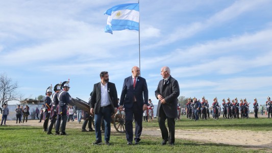 Perotti presidió el acto por el 177° aniversario de la Batalla de Punta Quebracho