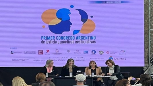 Moreno Robinson disertó en el Primer Congreso Argentino de Justicia y Prácticas Restaurativas