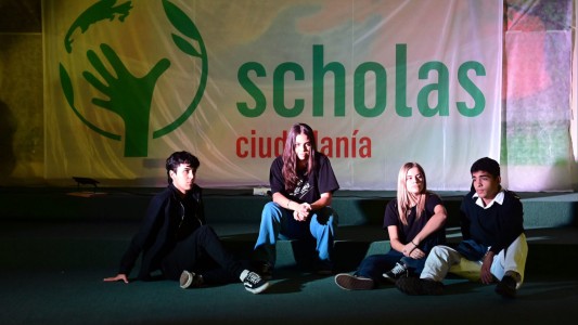 Jatón participó del cierre de la jornada Scholas Ciudadanía