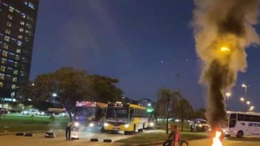 Corte de tránsito en la ruta 168 en reclamo de la aparición de José Alberto Francioni