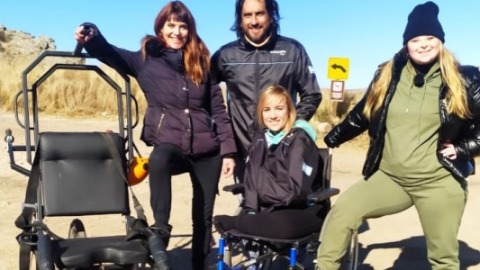 Diversidad, qué ves cuando me ves: trekking adaptado, la experiencia de Naiara en la champabike