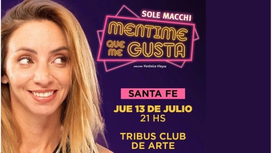 Llega Sole Macchi a Tribus Club de Arte con "Mentime que me gusta"