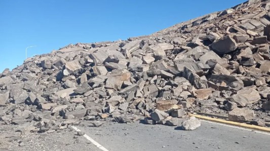 "Escuché un crack y se me vino la montaña encima": el dramático desmoronamiento en un cerro en Neuquén