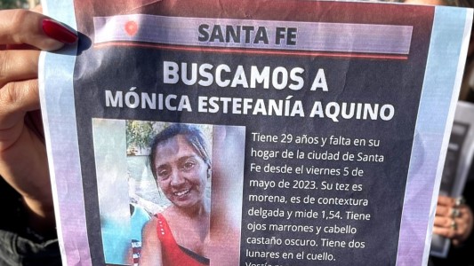 Esperan el informe de la ropa hallada en el Salado para ver si pertenece a Mónica Aquino