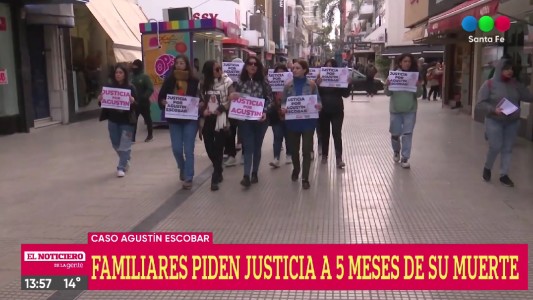 Familiares de Agustín Escobar marcharon para pedir justicia