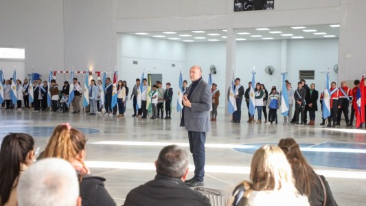 El gobernador inauguró obras en Arrufó, Ceres y San Cristóbal