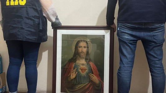 La AIC recuperó el cuadro de la Basílica Nuestra Señora del Carmen