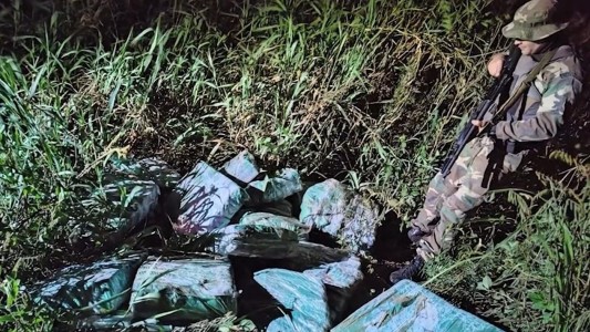 Incautan más de 415 kilos de marihuana valuada en unos 379 millones de pesos en Misiones