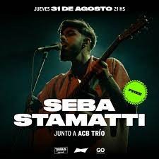 Llega Seba Stamati al escenario de Tribus Club de Arte