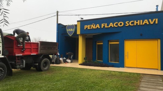 La peña de Rolando “el flaco” Schiavi se suma a la campaña Juntá, Reciclá, Transformá