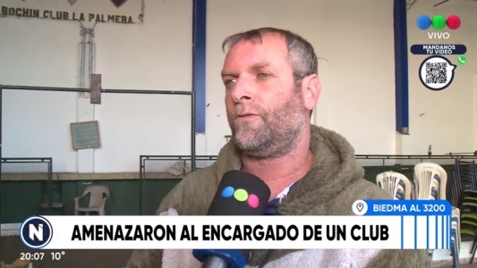 Rosario: amenazan al encargado de un club: "Vamos por vos y tu familia"