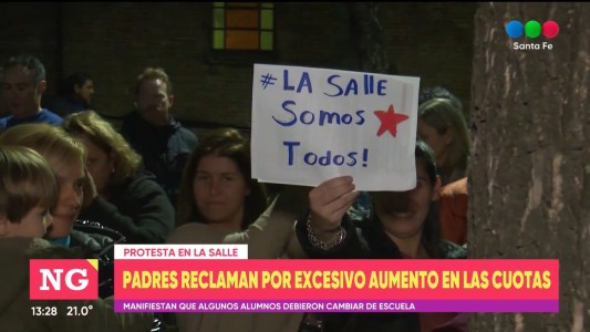 Padres del colegio La Salle reclaman por el excesivo aumento de las cuotas
