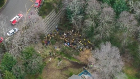 Desbarrancó un camión del Ejército en Neuquén
