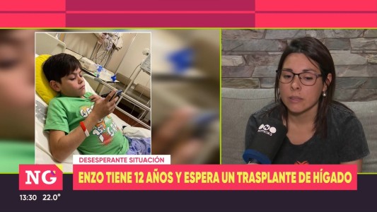 En emergencia nacional: Enzo Albertelli tiene 12 años y espera un trasplante de hígado