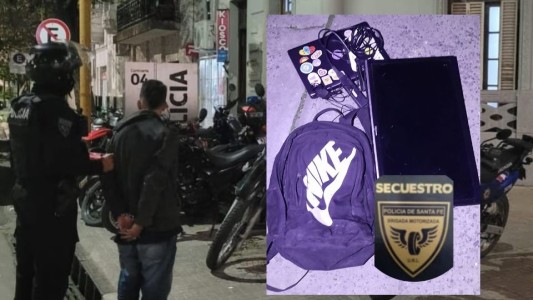 Robó y cayó en el patio de un Hogar de Ancianos