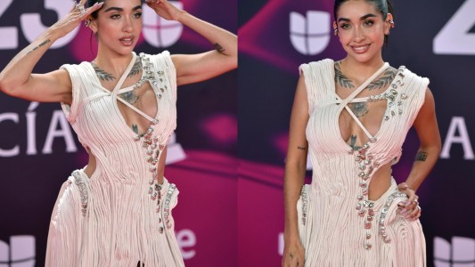 María Becerra vistió un atuendo "100% argentino" en los Latin Grammy