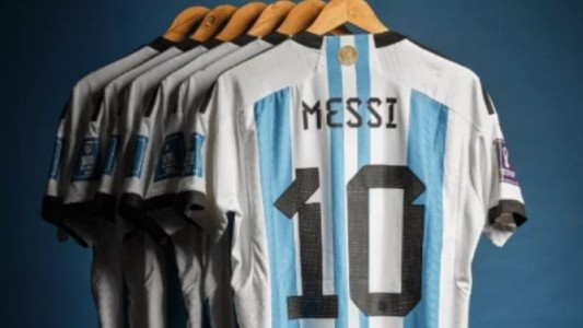 Lionel Messi subastará seis camisetas de la Selección argentina que usó durante el Mundial de Qatar