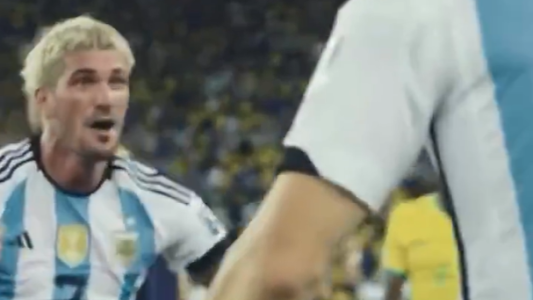 "Jugaste desgarrado por nosotros, gracias capitán": el mensaje de De Paul a Messi