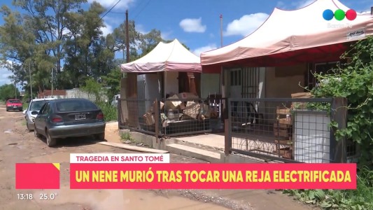 “Salió a comprar azúcar y quedó electrocutado”, dijo la tía del niño fallecido en Santo Tomé