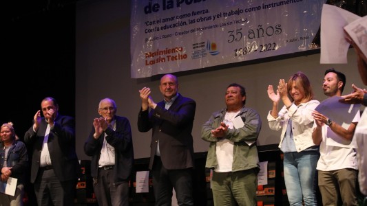 El movimiento Los Sin Techo realizó su acto de fin de año