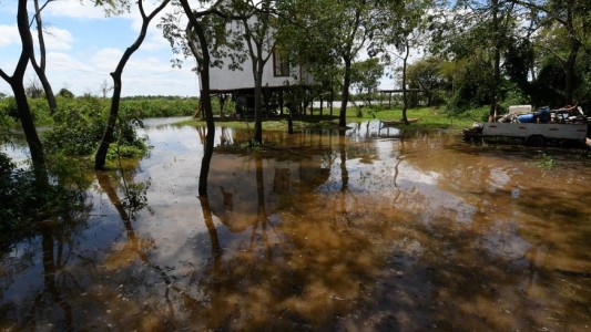 Llega el pico de la crecida a la costa de Santa Fe