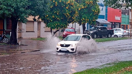 Cayeron más de 80 mm en la ciudad