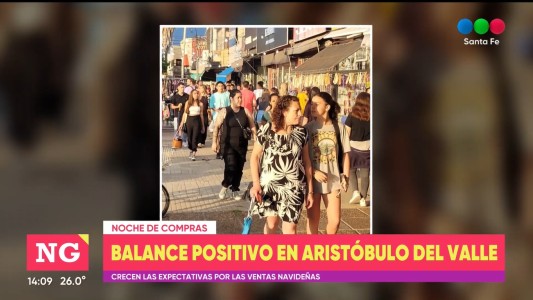 Exitoso balance de la “Noche de Compras” en Aristóbulo del Valle