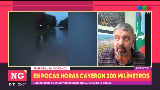 Coronda: Hay 30 evacuados por el tercer temporal en una semana