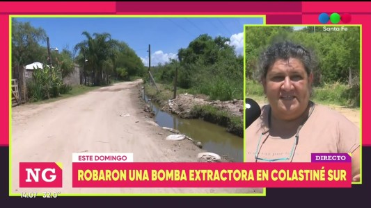 Robaron una bomba extractora en Colastiné Sur