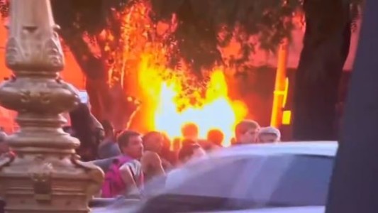 Ley Ómnibus: tras la votación, incidentes fuera del Congreso