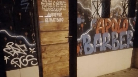 Robaron en una barbería y se llevaron todo