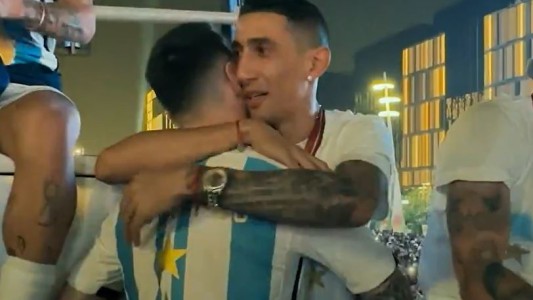 La emotiva charla entre Lionel Messi y Ángel Di María tras ganar el Mundial de Qatar 2022