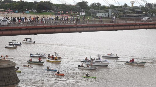 Se llevó adelante la procesión naútica de la Virgen de Guadalupe