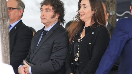 Milei y Villarruel, juntos en el acto por el aniversario del atentado a la embajada de Israel