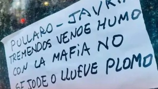 Encontraron amenazas a Pullaro y Javkin en el microcentro rosarino