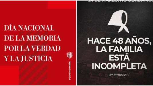 Unión y Colón se suman a la conmemoración del Día de la Memoria