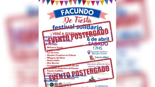 Se confirmó la nueva fecha del Festival "Facundo de Fiesta"