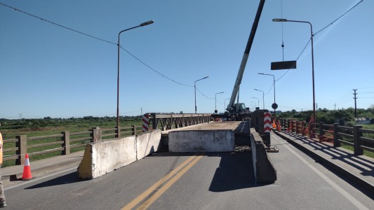 Cruce Santa Fe-Santo Tomé: Este martes podría habilitarse el paso en el Puente Bailey