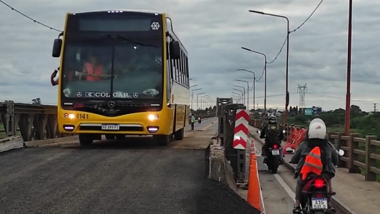 Quedó habililtado el paso por el puente entre Santa Fe y Santo Tomé