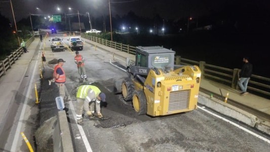 Se terminaron las tareas de mantenimiento en el Puente Bailey sobre el Carretero
