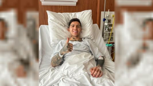 "Voy a volver más fuerte que nunca": el mensaje de Enzo Fernández
