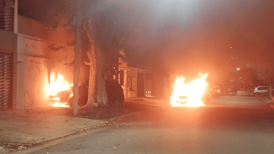Liberaron a los tres sospechosos de quemar 13 coches en Rosario