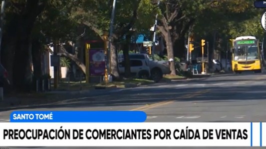 Santo Tomé: Preocupación de comerciantes que se movilizarán por caída en las ventas